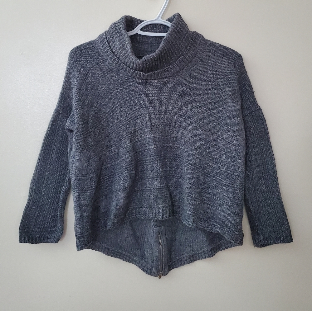 Theory Fair Isle Wool Cashmere Blend Knit Sweater